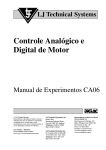 Controle Analógico e Digital de Motor