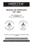 MANUAL DE OPERAÇÃO THF . 0902