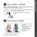 Como instalar o software Como colocar as pilhas