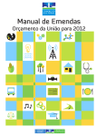 Manual de Emendas ao Orçamento 2012