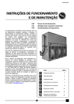 instruções de funcionamento e de manutenção