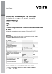 Instruções de montagem e de operação