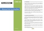 Manual central endereçável CAE-LG R.1