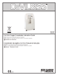 DeVilbiss® Oxygen Concentrator Instruction Guide Concentrador de