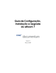 Guia de Configuração, Instalação e Upgrade do eRoom 7