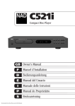 NAD C 521i User Guide Manual