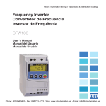 WEG CFW100 Variable Frequency Drives User`s