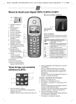 Manual de Usu&aacute;rio para Gigaset C6010, CL6010 e CL6015 Teclas