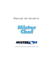 Manual Mister Chef - Usuário
