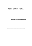 PORTA-RETRATO DIGITAL Manual de funcionalidades
