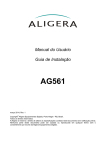 AG521 - Manual do Usuário