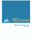 Manual do Usuário - Plataforma ISCurriculum