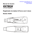 Registrador de dados G-Force com 3 eixos