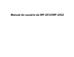 Manual do usuário da WF-2512/WF-2532