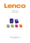 XEMIO-253 Leitor MP3 Manual de Instruções
