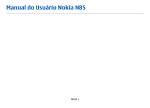 Manual do Usuário Nokia N85