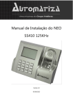 Manual de Instalação do NEO SS410 125KHz