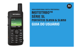 guia de usuário do rádio MOTOTRBO SL8050