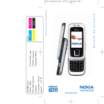 Manual do Usu&aacute;rio Nokia 6111