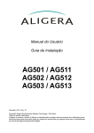 AG500 - Manual do Usuário