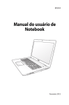 Manual do usuário de Notebook