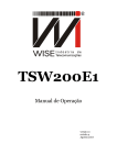 Manual de Operação - WISE Indústria de Telecomunicações