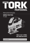 Manual de Instruções TT 670 Super Tork Profissional