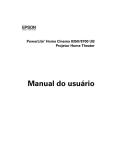 Manual do Usuário - Epson America, Inc.