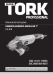 Manual de Instruções EA 818 Super Tork Profissional