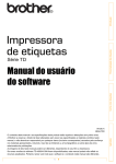 Manual do usuário do software