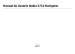Manual do Usuário Nokia 6710 Navigator