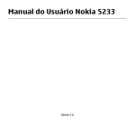 Manual do Usuário Nokia 5233