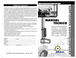 Manual instalacao do Automatizador Basculante para
