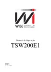 Manual de Operação - WISE Indústria de Telecomunicações