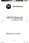 M6220 Motorola - Lojas Colombo