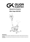 Manual do Usuário Bike Guga GK1001
