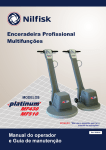 Manual das enceradeiras profissionais - MF430 - MF510