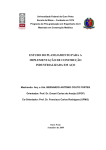 estudo do planejamento para a implementação de