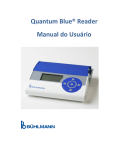 Quantum Blue® Reader Manual do Usuário