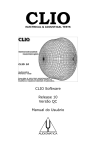 CLIO Software Release 10 Versão QC Manual do Usuário