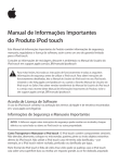 Manual de Informações Importantes do Produto iPod touch