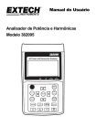 Manual do Usuário Analisador de Potência e Harmônicas Modelo