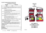 Manual Do Usuário LB-15000/VZ LB-15000/VZ-Moto LB