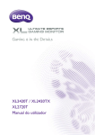 XL2420T / XL2420TX XL2720T Manual do utilizador