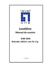 LevelOne Manual do usuário WBR-3600 Roteador ADSL2+