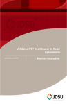 Validator-NTf Certificador de Rede/ Cabeamento Manual do usuário