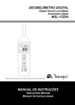 manual de instruções decibelímetro digital msl-1325a