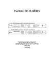 Manual - Processador DSP 2x6 e 2x8