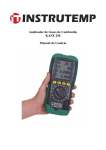 Analisador de Gases de Combustão KANE 250 Manual do Usuário