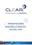 Manual de Usuário Stand Alone CL GOLD 3.0 – 4ch